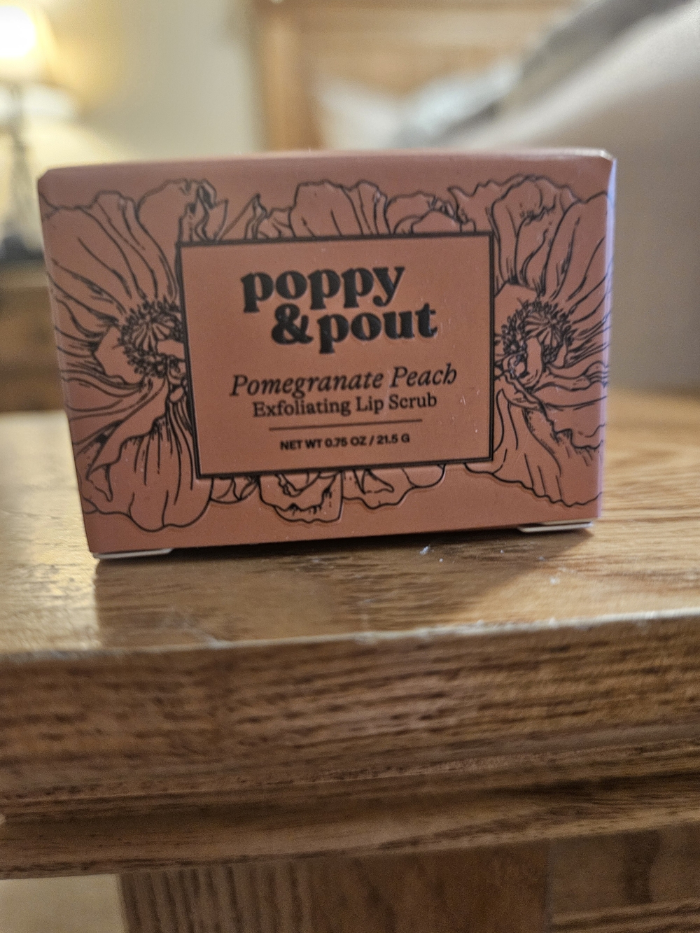Poppy And Pout Pomegranate Peach Exfoliating Lip Scrub